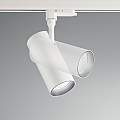 Proiettore Cilindrico Smile Alluminio Bianco Led 30W 3000K Luce Calda Cri90 24° 189710