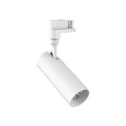 Proiettore Cilindrico Smile Alluminio Bianco Led 15W 4000K Cri80 36°
