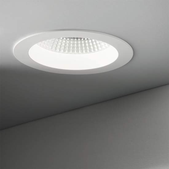Faretto A Incasso Basic Fi Alluminio Bianco Led 10W 3000K Luce Calda 193458
