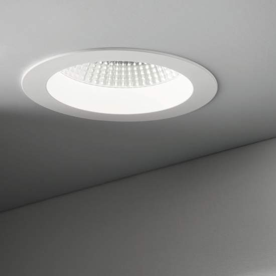 Faretto A Incasso Basic Fi Alluminio Bianco Led 15W 3000K Luce Calda 193465