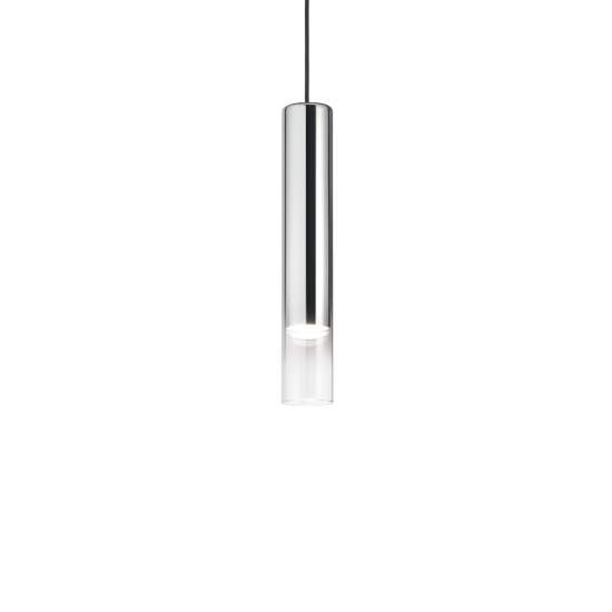 Sospensione Moderna Look Vetro Trasparente 1 Luce Gu10 7W 3000K Luce Calda 194806