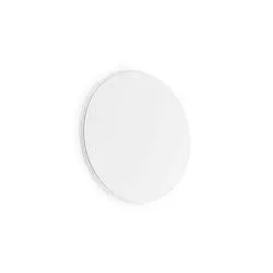 Applique Moderna Cover Alluminio Bianco Led 9,5W 3000K Luce Calda D15Cm