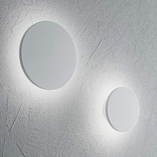 Applique Moderna Cover Alluminio Bianco Led 9,5W 3000K Luce Calda D15Cm 195704