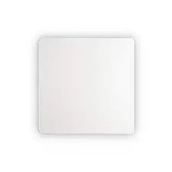 Applique Moderna Cover Alluminio Bianco Led 9,5W 3000K Quadr. D20