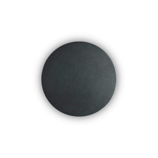 Applique Moderna Cover Alluminio Nero Led 9,5W 3000K Luce Calda D15Cm 195742