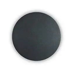 Applique Moderna Cover Alluminio Nero Led 11W 3000K Luce Calda D20Cm