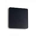 Applique Moderna Cover Alluminio Nero Led 9,5W 3000K Quadr. D20 195773