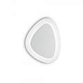 Applique Moderna Gingle Metallo Bianco Led 19W 3000K Luce Calda 196190