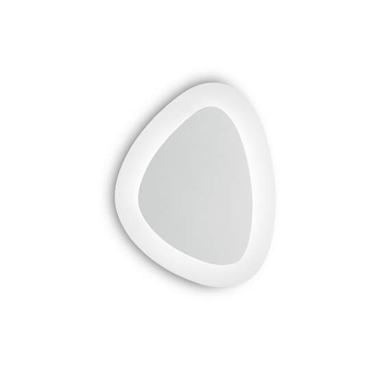 Applique Moderna Gingle Metallo Bianco Led 19W 3000K Luce Calda 196190