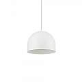 Sospensione Industrial-Minimal Tall Metallo Bianco 1 Luce E27 196770