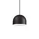 Sospensione Industrial-Minimal Tall Metallo Nero 1 Luce E27