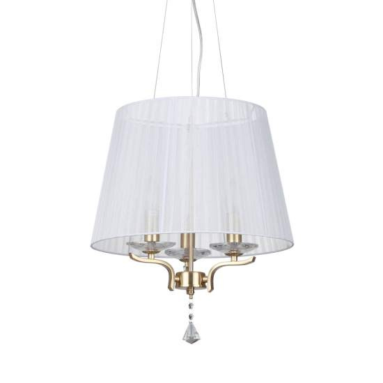 Lampadario Classico Pegaso Metallo Ottone 3 Luci E14 197715