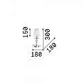 Lampade Da Scrivania - Ufficio Classica Pegaso Metallo Ottone 1 Luce E14 Small 197753