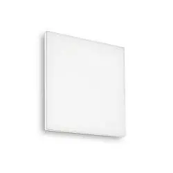 Plafoniera Quadrata Moderna Mib Alluminio-Materie Plastiche Bianco Led 19W 4000K