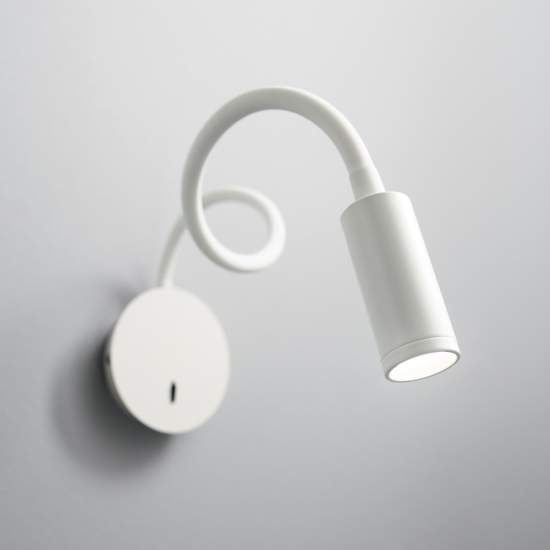 Applique Moderna Focus-2 Metallo Bianco Led 3,5W 3000K Luce Calda 203171