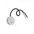 Applique Moderna Focus-2 Metallo Cromo Led 3,5W 3000K Luce Calda 203188