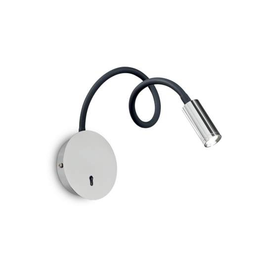 Applique Moderna Focus-2 Metallo Cromo Led 3,5W 3000K Luce Calda 203188
