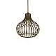 Sospensione Industrial-Minimal Onion Metallo Coffee 1 Luce E27 D23Cm