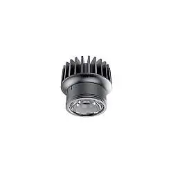 Faretto Incasso Dynamic Alluminio Nero Led 10W 3000K Luce Calda