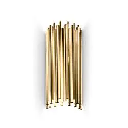 Applique Contemporanea Pan Metallo Oro 2 Luci E14