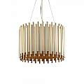 Sospensione Contemporanea Pan Metallo Oro 5 Luci E27 208817