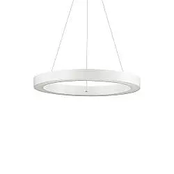 Sospensione Moderna Oracle Alluminio-Plastiche Bianco Led 28W 3000K D50Cm