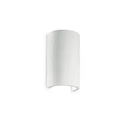 Applique Moderna Tonda Flash Gesso Bianco 1 Luce G9 3W 3000K Luce Calda
