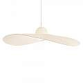 Sospensione Contemporanea Madame Tessuto Avorio 1 Luce E27 219875