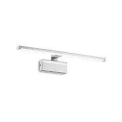 Applique Moderna Alma Metallo Cromo Led 12,5W 3000K Luce Calda