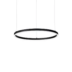 Sospensione Moderna Oracle Alluminio-Materie Plastiche Nero Led 32W 3000K