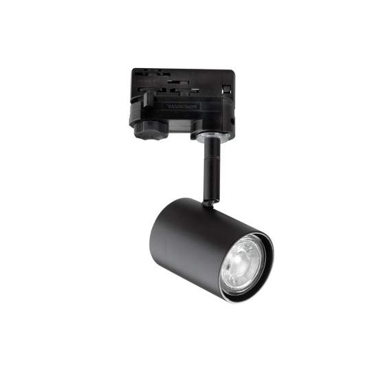Faretto Cilindrico Spot Metallo Nero 1 Luce Gu10 229720