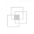 Plafoniera Moderna Frame Metallo Bianco Led 35W 3000K Luce Calda 230702