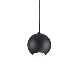 Sospensione Moderna Mr Jack Metallo Nero 1 Luce 7W 3000K Luce Calda Big