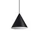Sospensione Industrial-Minimal A-Line Metallo Nero 1 Luce E27