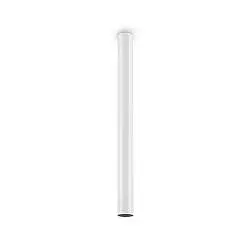 Plafoniera Moderna Look Metallo Bianco 1 Luce 7W 3000K Luce Calda H75Cm