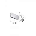 Connettore Per Applique Linus Alluminio Cromo 233666
