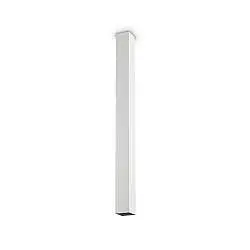 Plafoniera Moderna Sky Metallo Bianco 1 Luce Gu10 7W 3000K Luce Calda H75Cm