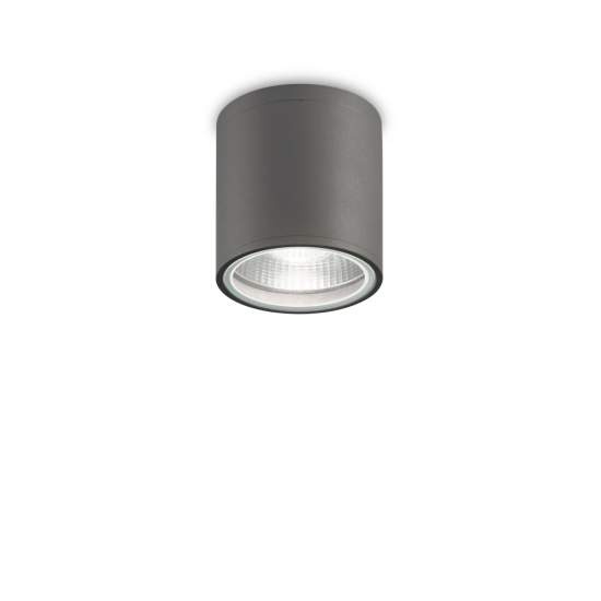 Plafoniera Moderna Gun Alluminio Antracite 1 Luce Gu10 236865