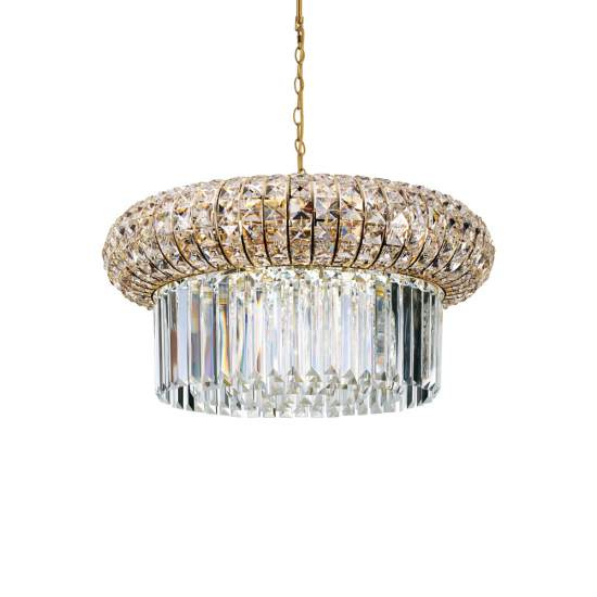 Lampadario Classico Nabucco Metallo Oro 12 Luci E14 237794