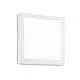 Applique Moderna Square Universal Alluminio-Plastiche Bianco Led 36W 3000K D40