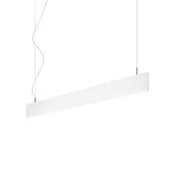 Sospensione Modulare Moderna Linus Alluminio Bianco Led 32W 3000K Luce Calda