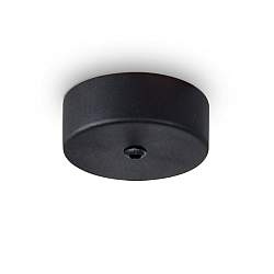 Rosone Magnetico All In Metallo Nero 1 Luce Rosone Magnetico All In Metallo Nero 1 Luce