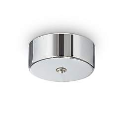 Rosone Magnetico All In Metallo Cromo 1 Luce Rosone Magnetico All In Metallo Cromo 1 Luce
