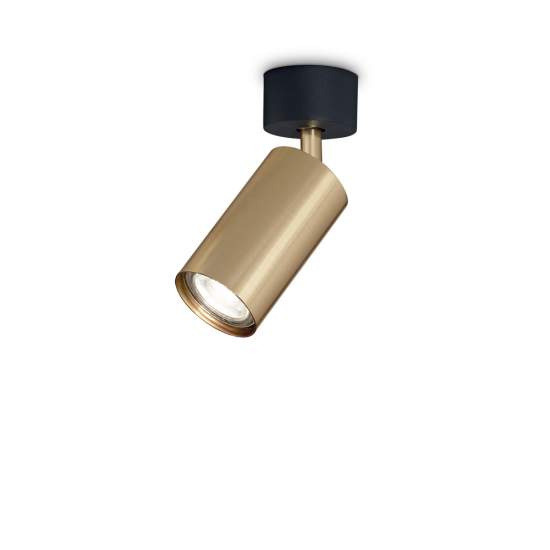 Plafoniera Moderna Dynamite Metallo Ottone 1 Luce Gu10 7W 3000K Luce Calda 244662