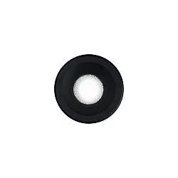 Faretto Ad Incasso Virus Alluminio Nero Led 3W 3000K Luce Calda