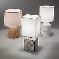 Lampade Da Scrivania Shabby Chic - Provenzale Kali'-3 Metallo Bianco 1 Luce E14 245393