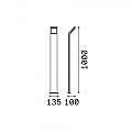 Piantana Moderna Style Alluminio Antracite Led 9W 3000K Luce Calda 246871