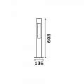 Piantana Moderna Acqua Alluminio Coffee 1 Luce G9 3W 3000K Luce Calda 246918