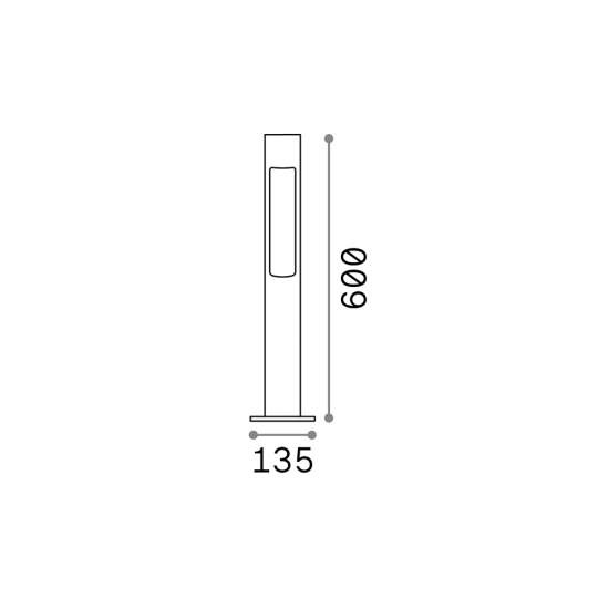 Piantana Moderna Acqua Alluminio Coffee 1 Luce G9 3W 3000K Luce Calda 246918