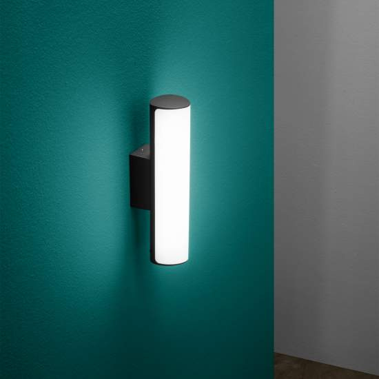 Applique Moderna Etere Alluminio-Plastiche Antracite Led 10W 3000K Luce Calda 246925
